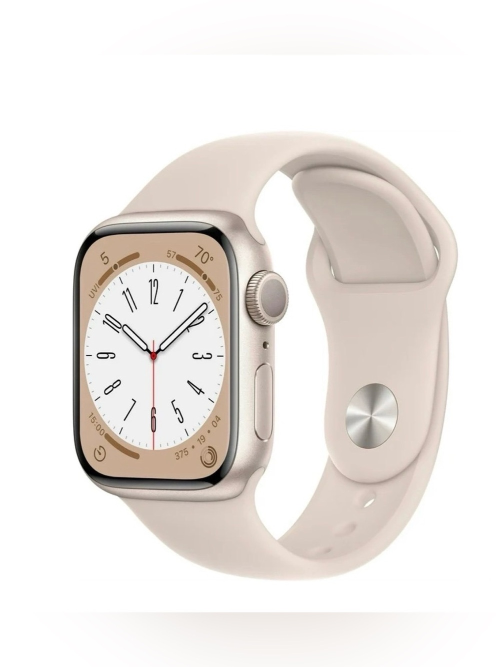 Apple Watch Series 8 GPS 41” Sandstone Sport Band - Touchscreen Smartwatch - Picture 7 of 7